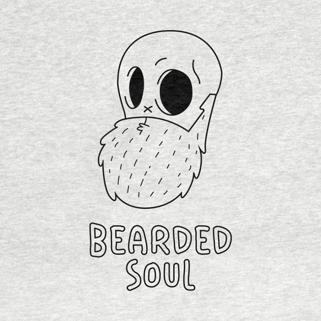 Bearded Soul - Coloring Tee by Paint Tee